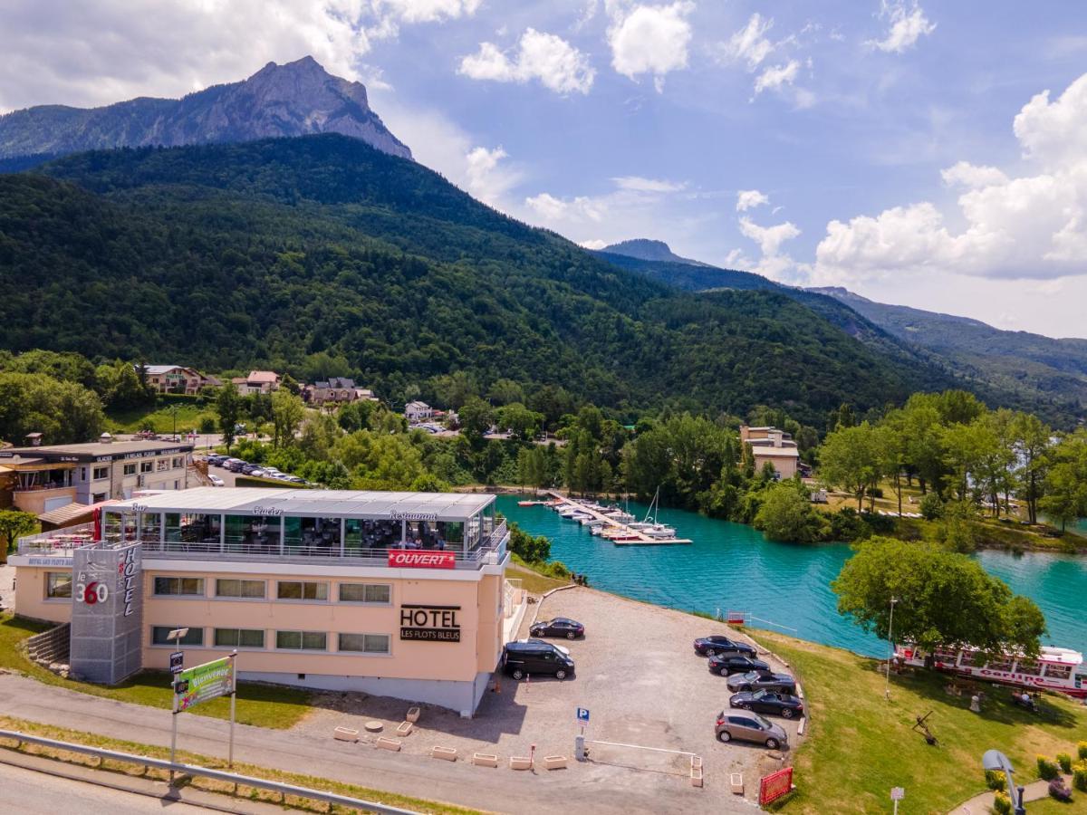 Hotel Les Flots Bleus Savines Bagian luar foto