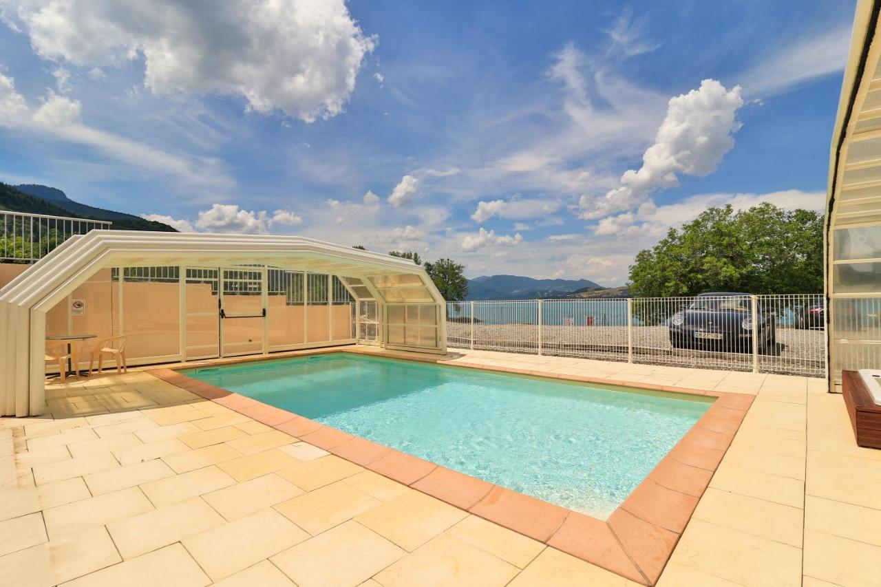 Hotel Les Flots Bleus Savines Bagian luar foto