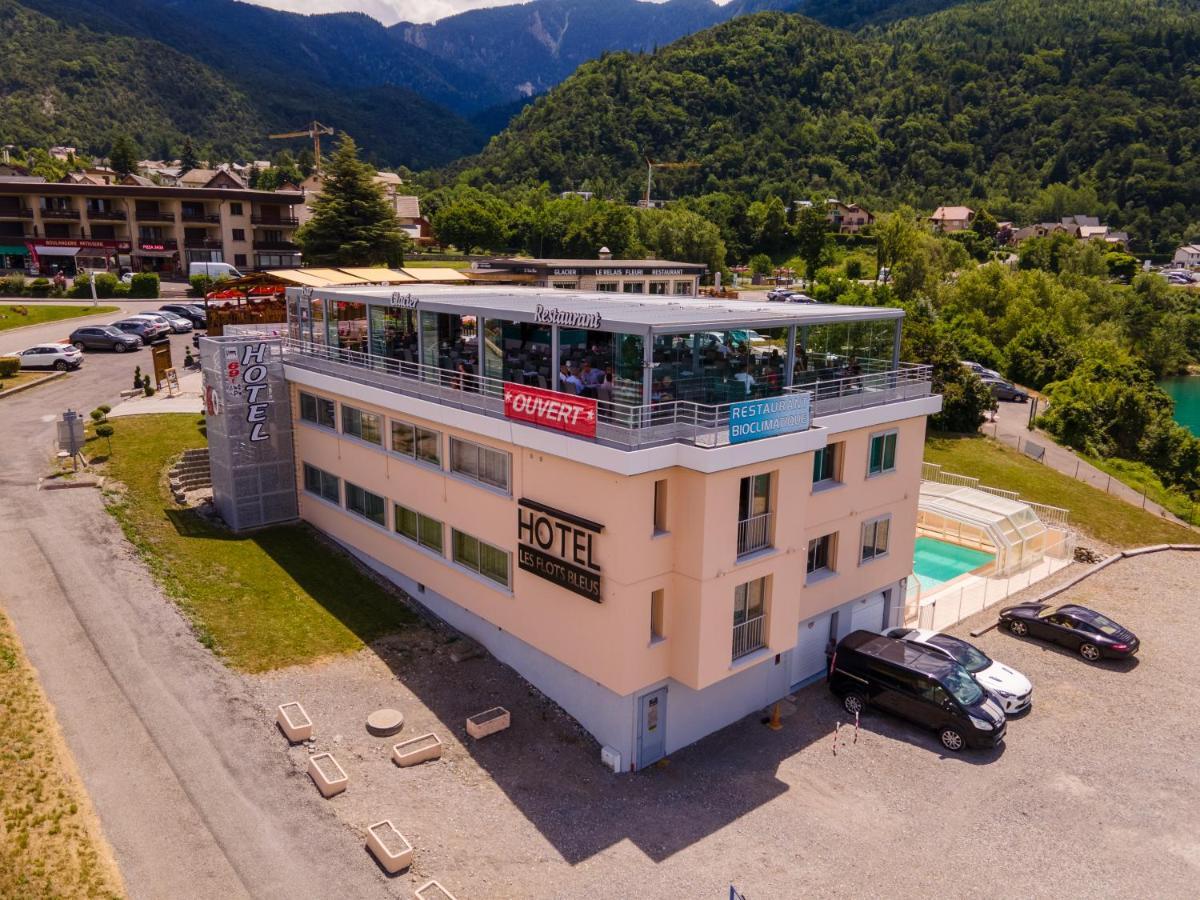 Hotel Les Flots Bleus Savines Bagian luar foto