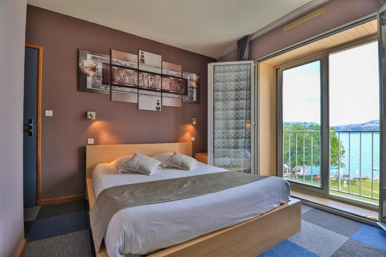 Hotel Les Flots Bleus Savines Bagian luar foto