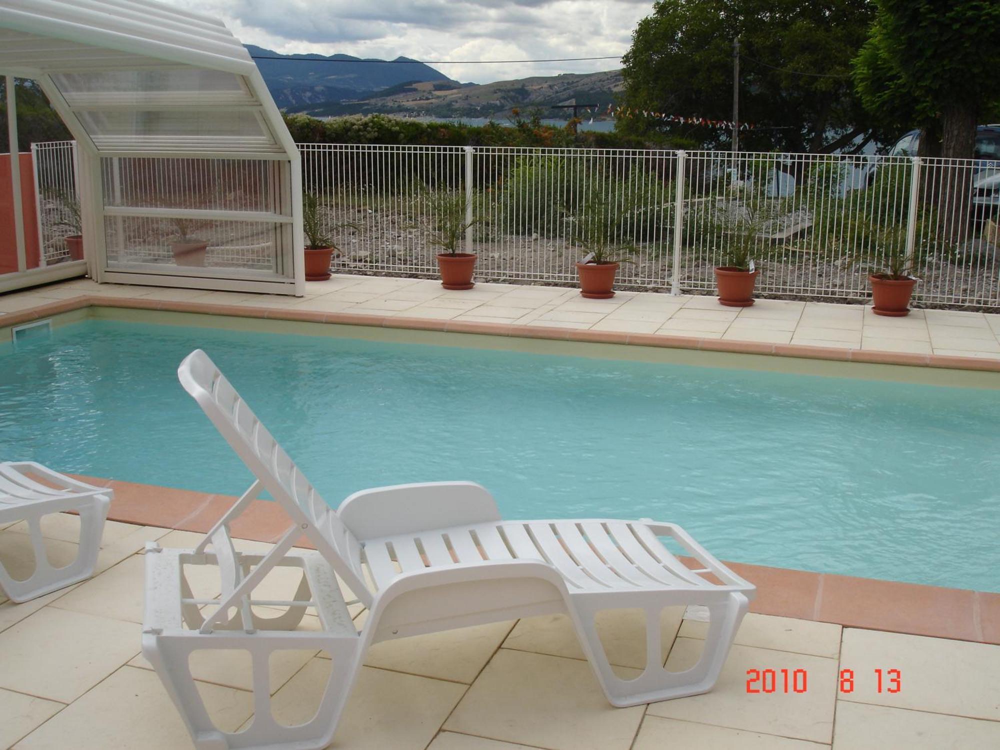 Hotel Les Flots Bleus Savines Bagian luar foto