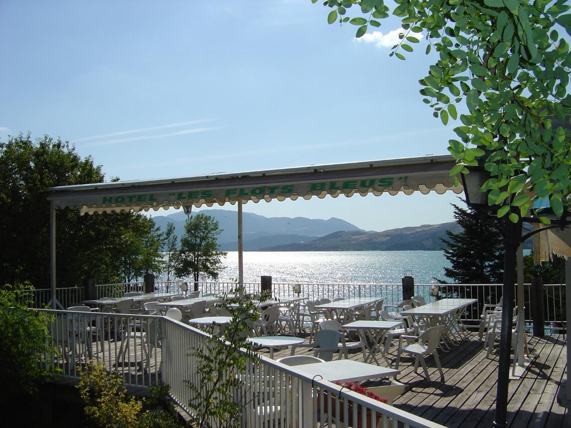 Hotel Les Flots Bleus Savines Bagian luar foto