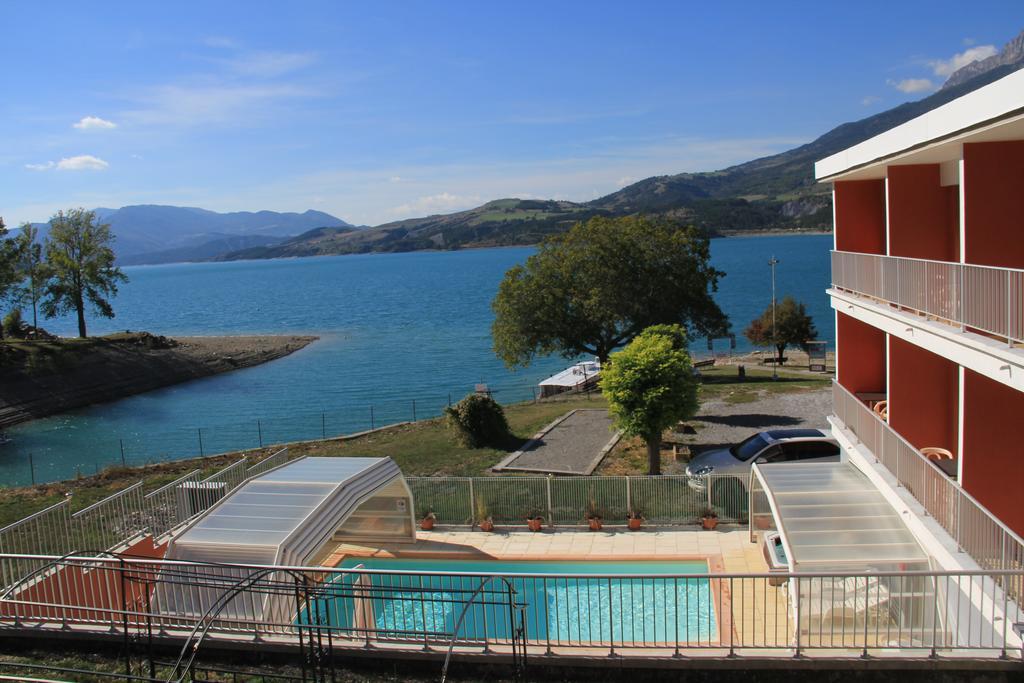 Hotel Les Flots Bleus Savines Bagian luar foto